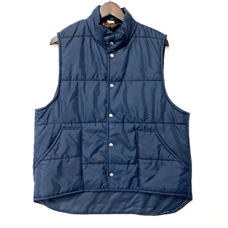 【中古品】【メンズ】 PLA-JAC DOWN VEST ダウンベスト 三角タグ USA製 146-260206-as-20-izu サイズ：L カラー：ネイビー 万代Net店