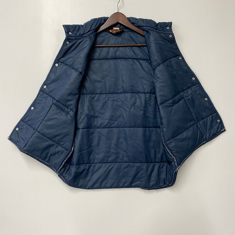 【中古品】【メンズ】 PLA-JAC DOWN VEST ダウンベスト 三角タグ USA製 146-260206-as-20-izu サイズ：L カラー：ネイビー 万代Net店