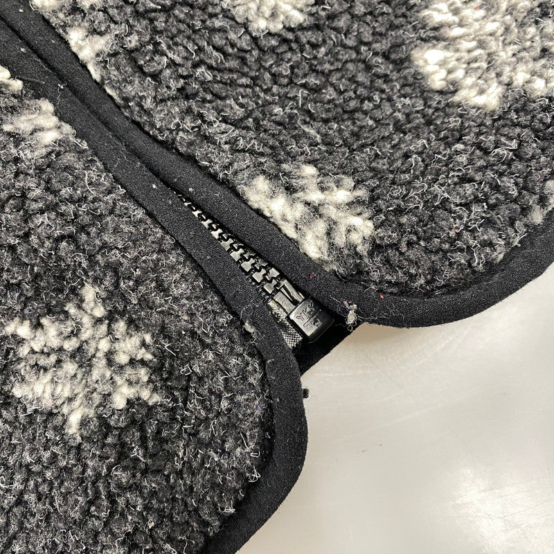【中古品】【メンズ】 SNOW FLAKE HOODED FLEECE JACKET フーデッド フリースジャケット アウター 144-260206-as-27-izu サイズ：L カラー：ブラック 万代Net店