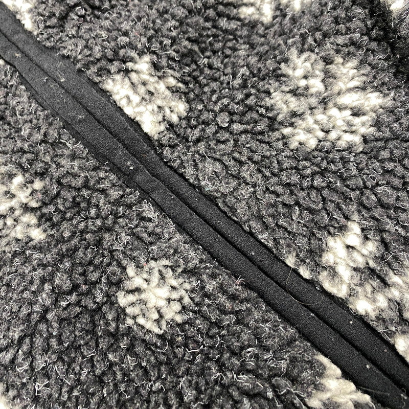 【中古品】【メンズ】 SNOW FLAKE HOODED FLEECE JACKET フーデッド フリースジャケット アウター 144-260206-as-27-izu サイズ：L カラー：ブラック 万代Net店
