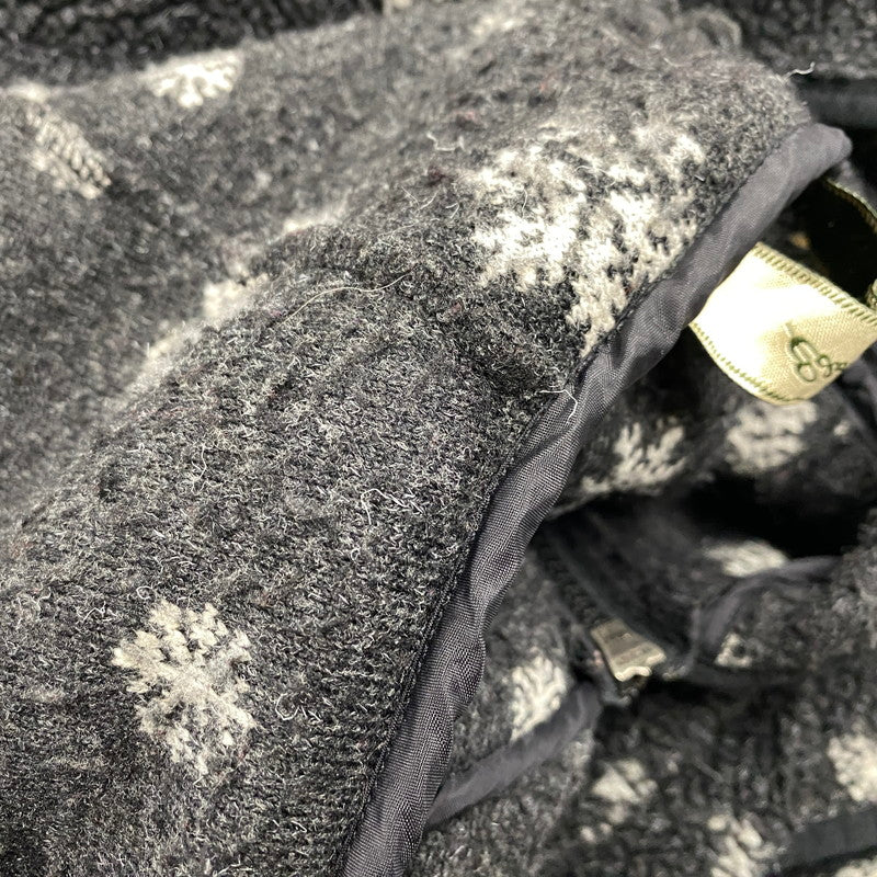 【中古品】【メンズ】 SNOW FLAKE HOODED FLEECE JACKET フーデッド フリースジャケット アウター 144-260206-as-27-izu サイズ：L カラー：ブラック 万代Net店