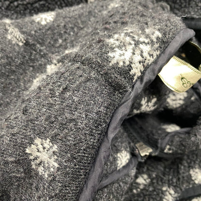 【中古品】【メンズ】 SNOW FLAKE HOODED FLEECE JACKET フーデッド フリースジャケット アウター 144-260206-as-27-izu サイズ：L カラー：ブラック 万代Net店