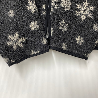 【中古品】【メンズ】 SNOW FLAKE HOODED FLEECE JACKET フーデッド フリースジャケット アウター 144-260206-as-27-izu サイズ：L カラー：ブラック 万代Net店