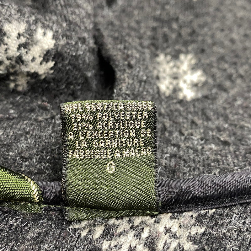 【中古品】【メンズ】 SNOW FLAKE HOODED FLEECE JACKET フーデッド フリースジャケット アウター 144-260206-as-27-izu サイズ：L カラー：ブラック 万代Net店