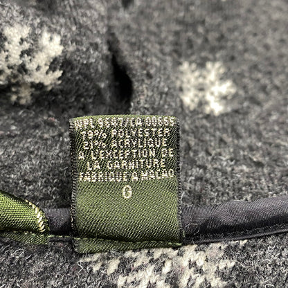 【中古品】【メンズ】 SNOW FLAKE HOODED FLEECE JACKET フーデッド フリースジャケット アウター 144-260206-as-27-izu サイズ：L カラー：ブラック 万代Net店