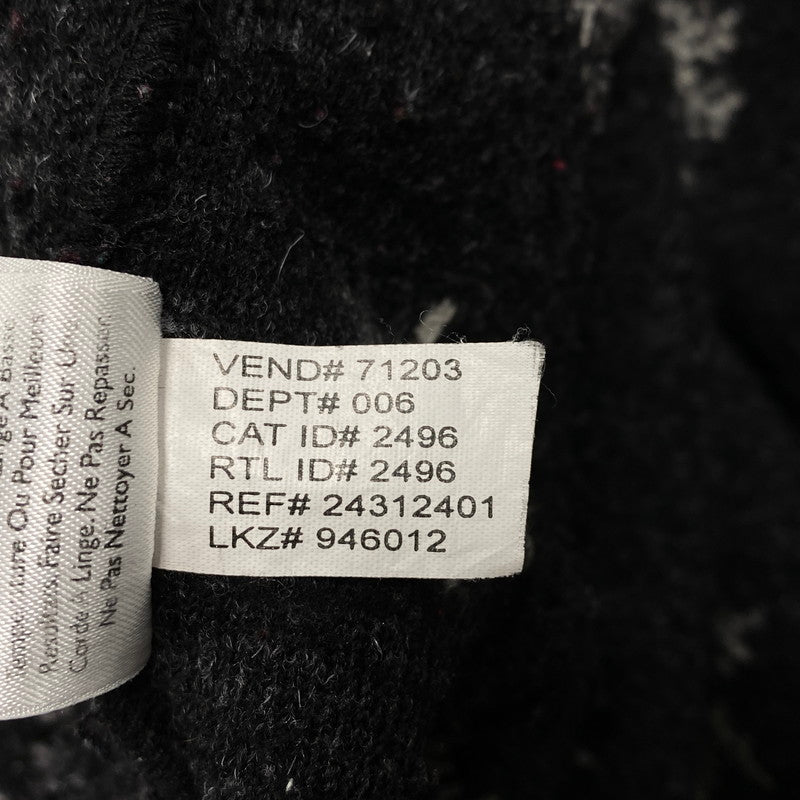 【中古品】【メンズ】 SNOW FLAKE HOODED FLEECE JACKET フーデッド フリースジャケット アウター 144-260206-as-27-izu サイズ：L カラー：ブラック 万代Net店