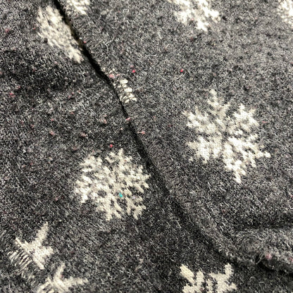 【中古品】【メンズ】 SNOW FLAKE HOODED FLEECE JACKET フーデッド フリースジャケット アウター 144-260206-as-27-izu サイズ：L カラー：ブラック 万代Net店