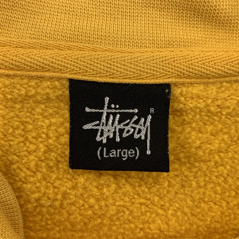 【中古品】【メンズ】 OLD STUSSY オールド ステューシー EAGLE SWEAT イーグル スウェット トレーナー 長袖 トップス 146-260203-as-04-izu サイズ：L カラー：イエロー 万代Net店