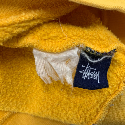 【中古品】【メンズ】 OLD STUSSY オールド ステューシー EAGLE SWEAT イーグル スウェット トレーナー 長袖 トップス 146-260203-as-04-izu サイズ：L カラー：イエロー 万代Net店