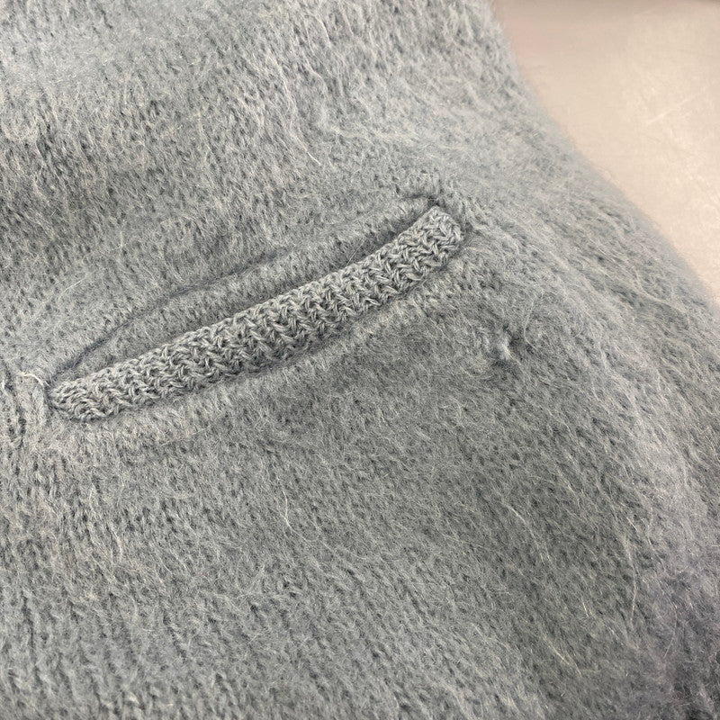 【現状渡し品】【メンズ】 VINTAGE 推定 60S MOHAIR CARDIGAN モヘア カーディガン トップス 長袖 146-260209-cs-08-izu サイズ：不明 カラー：ライトブルー 万代Net店