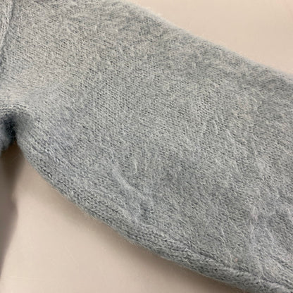 【現状渡し品】【メンズ】 VINTAGE 推定 60S MOHAIR CARDIGAN モヘア カーディガン トップス 長袖 146-260209-cs-08-izu サイズ：不明 カラー：ライトブルー 万代Net店