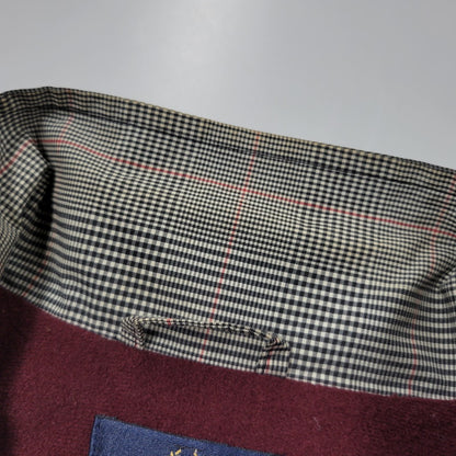 【中古品】【メンズ】 J3211 GLEN CHECK HARRINGTON JACKET グレンチェック ハリントン ジャケット アウター 141-260208-yn-11-izu サイズ：S カラー：マルチ 万代Net店