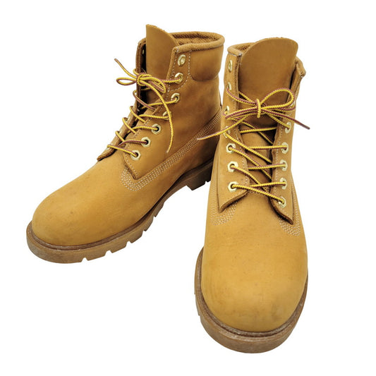 【現状渡し品】【メンズ】 Timberland ティンバーランド 6INCH BASIC BOOT 10066 6インチベーシックブーツ シューズ 靴 164-260204-as-09-izu サイズ：8W カラー：キャメル 万代Net店