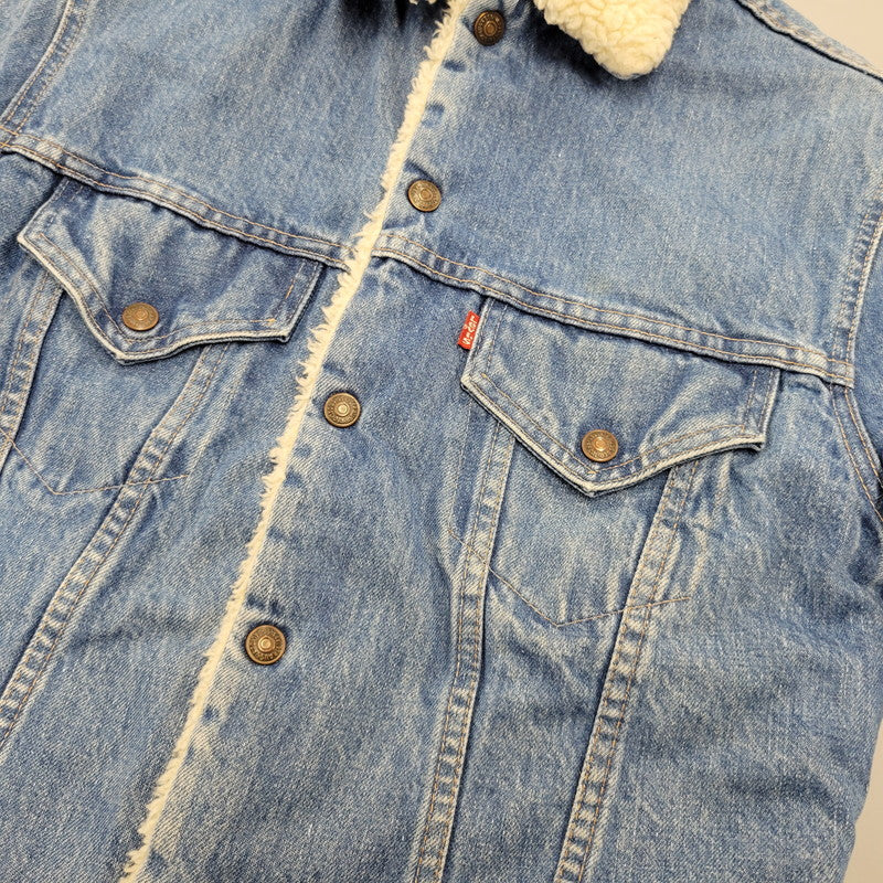 【中古品】【メンズ】 70605-0213 70’S USA製 SHERPA LINED TRUCKER JACKET シェルパ ラインド トラッカー ジャケット アウター 146-260205-yn-03-izu サイズ：36 カラー：インディゴ 万代Net店