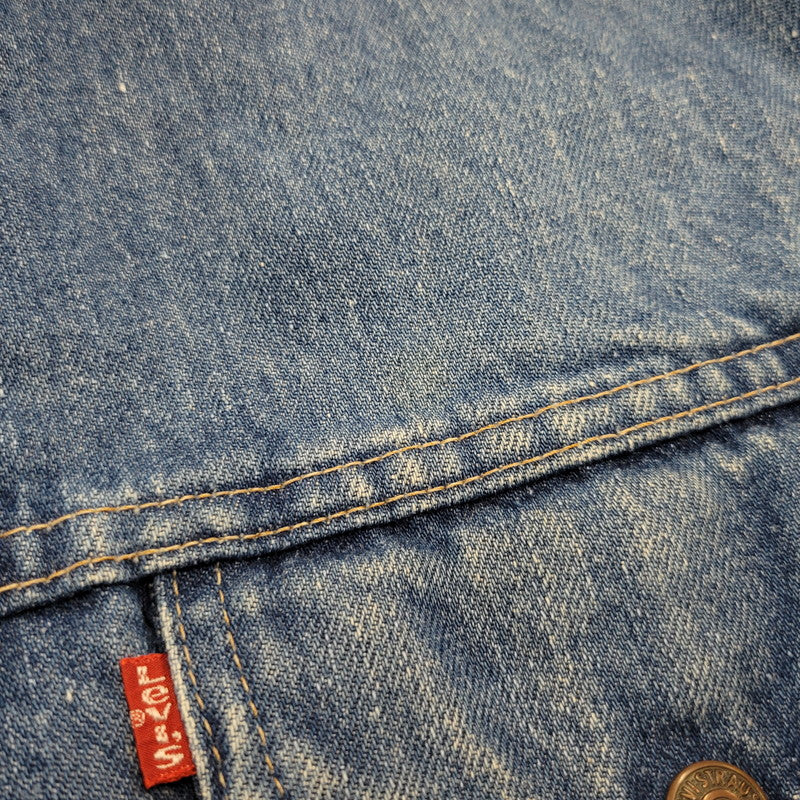 【中古品】【メンズ】 70605-0213 70’S USA製 SHERPA LINED TRUCKER JACKET シェルパ ラインド トラッカー ジャケット アウター 146-260205-yn-03-izu サイズ：36 カラー：インディゴ 万代Net店