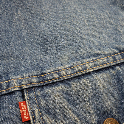 【中古品】【メンズ】 70605-0213 70’S USA製 SHERPA LINED TRUCKER JACKET シェルパ ラインド トラッカー ジャケット アウター 146-260205-yn-03-izu サイズ：36 カラー：インディゴ 万代Net店