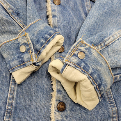 【中古品】【メンズ】 70605-0213 70’S USA製 SHERPA LINED TRUCKER JACKET シェルパ ラインド トラッカー ジャケット アウター 146-260205-yn-03-izu サイズ：36 カラー：インディゴ 万代Net店