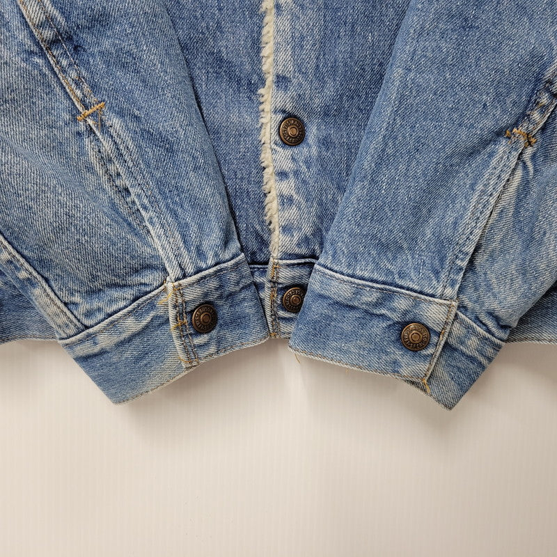 【中古品】【メンズ】 70605-0213 70’S USA製 SHERPA LINED TRUCKER JACKET シェルパ ラインド トラッカー ジャケット アウター 146-260205-yn-03-izu サイズ：36 カラー：インディゴ 万代Net店