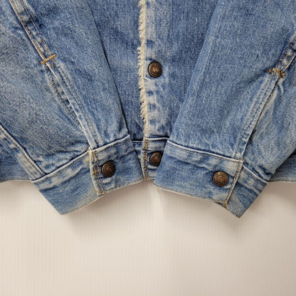 【中古品】【メンズ】 70605-0213 70’S USA製 SHERPA LINED TRUCKER JACKET シェルパ ラインド トラッカー ジャケット アウター 146-260205-yn-03-izu サイズ：36 カラー：インディゴ 万代Net店