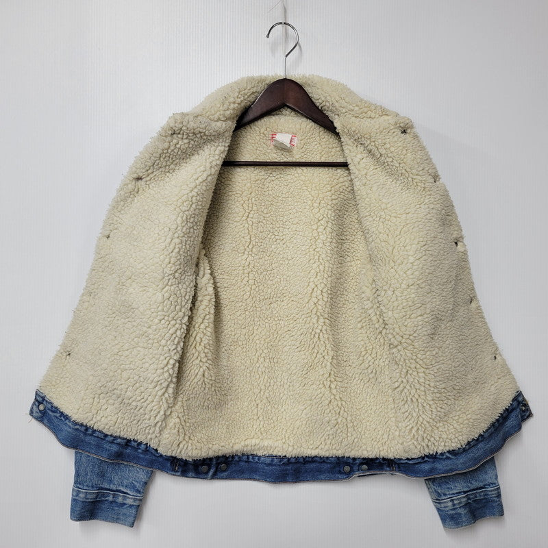 【中古品】【メンズ】 70605-0213 70’S USA製 SHERPA LINED TRUCKER JACKET シェルパ ラインド トラッカー ジャケット アウター 146-260205-yn-03-izu サイズ：36 カラー：インディゴ 万代Net店