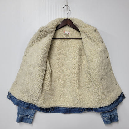 【中古品】【メンズ】 70605-0213 70’S USA製 SHERPA LINED TRUCKER JACKET シェルパ ラインド トラッカー ジャケット アウター 146-260205-yn-03-izu サイズ：36 カラー：インディゴ 万代Net店