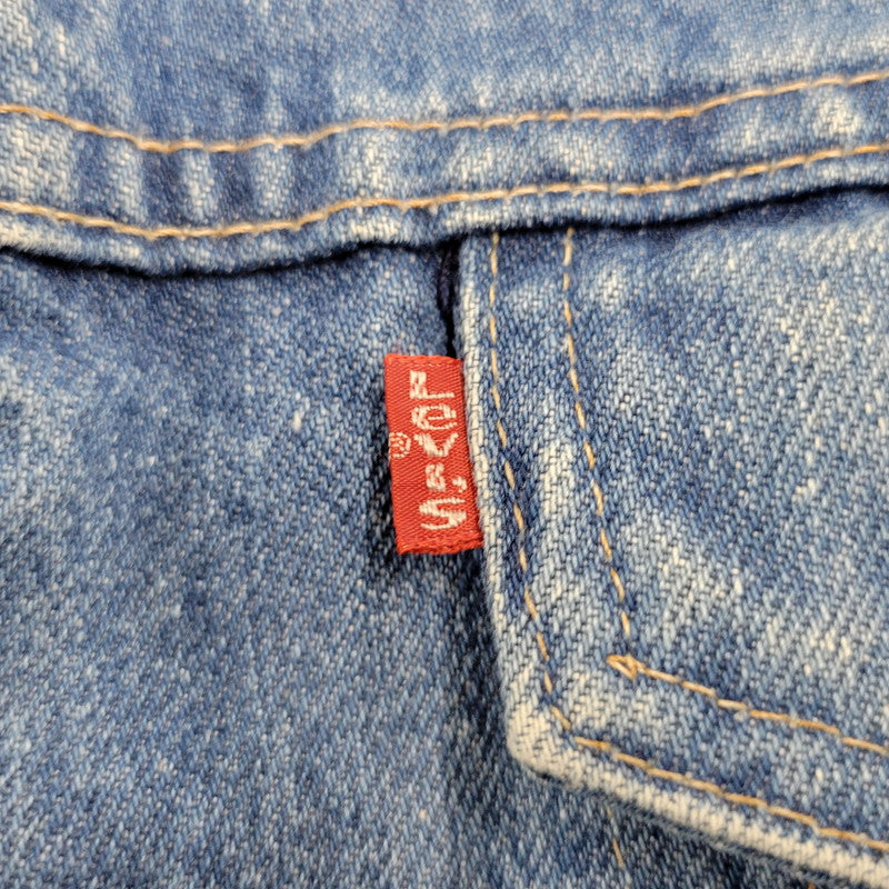 【中古品】【メンズ】 70605-0213 70’S USA製 SHERPA LINED TRUCKER JACKET シェルパ ラインド トラッカー ジャケット アウター 146-260205-yn-03-izu サイズ：36 カラー：インディゴ 万代Net店
