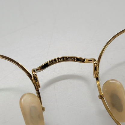 【現状渡し品】【メンズ/レディース】 RB3447V SUNGLASSES サングラス メガネ 眼鏡 203-260207-cs-02-izu サイズ：50□21-145 カラー：ゴールド×クリア 万代Net店