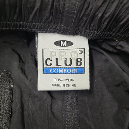 【中古品】【メンズ】 PRO CLUB プロクラブ NYLON CARGO PANTS ナイロン カーゴ パンツ ボトムス ズボン 158-260207-cs-15-izu サイズ：M カラー：ブラック 万代Net店