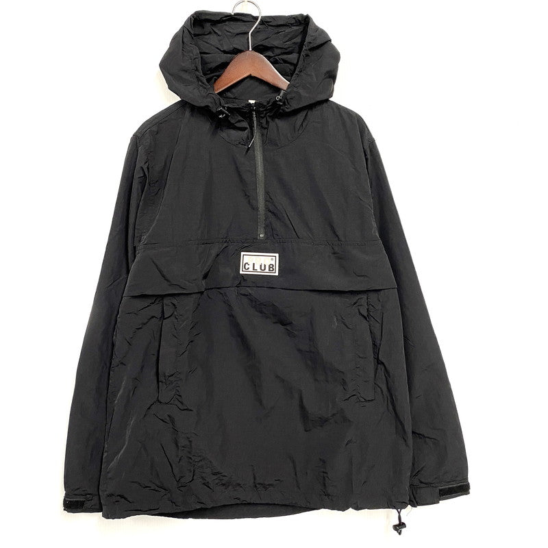 【中古品】【メンズ】 PRO CLUB プロクラブ NYLON ANORAK PULLOVER JACKET ナイロン アノラック プルオーバー ジャケット アウター 147-260208-as-03-izu サイズ：M カラー：ブラック 万代Net店