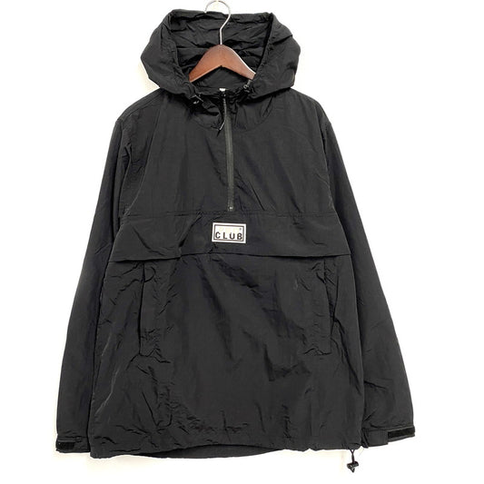 【中古品】【メンズ】 PRO CLUB プロクラブ NYLON ANORAK PULLOVER JACKET ナイロン アノラック プルオーバー ジャケット アウター 147-260208-as-03-izu サイズ：M カラー：ブラック 万代Net店