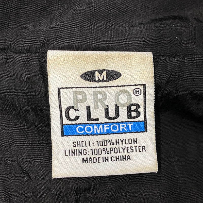 【中古品】【メンズ】 PRO CLUB プロクラブ NYLON ANORAK PULLOVER JACKET ナイロン アノラック プルオーバー ジャケット アウター 147-260208-as-03-izu サイズ：M カラー：ブラック 万代Net店