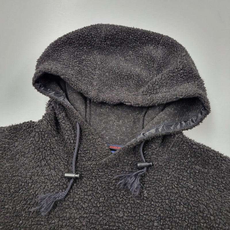 【中古品】【メンズ】 KARL KANI カールカナイ BOA PULLOVER PARKA ボア プルオーバー パーカー トップス 長袖 146-260207-cs-17-izu サイズ：XL カラー：ブラック 万代Net店