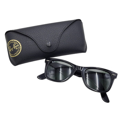 【中古品】【メンズ/レディース】 Ray-Ban レイバン RB2140 ORIGINAL WAYFARER CLASSIC SUNGLASSES オリジナル ウェイファーラー クラシック サングラス 203-260207-cs-01-izu サイズ：50□22 カラー：ブラック×グリーン 万代Net店