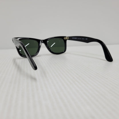 【中古品】【メンズ/レディース】 Ray-Ban レイバン RB2140 ORIGINAL WAYFARER CLASSIC SUNGLASSES オリジナル ウェイファーラー クラシック サングラス 203-260207-cs-01-izu サイズ：50□22 カラー：ブラック×グリーン 万代Net店