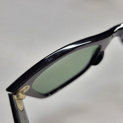 【中古品】【メンズ/レディース】 Ray-Ban レイバン RB2140 ORIGINAL WAYFARER CLASSIC SUNGLASSES オリジナル ウェイファーラー クラシック サングラス 203-260207-cs-01-izu サイズ：50□22 カラー：ブラック×グリーン 万代Net店