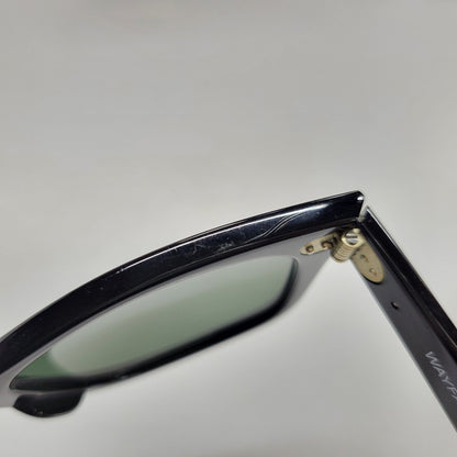 【中古品】【メンズ/レディース】 Ray-Ban レイバン RB2140 ORIGINAL WAYFARER CLASSIC SUNGLASSES オリジナル ウェイファーラー クラシック サングラス 203-260207-cs-01-izu サイズ：50□22 カラー：ブラック×グリーン 万代Net店