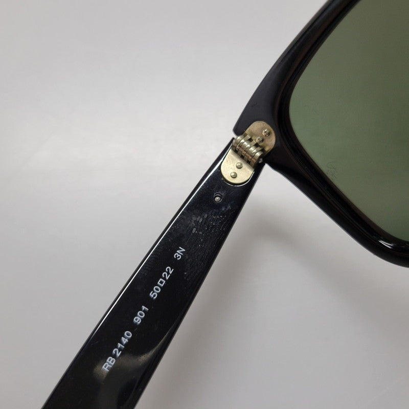 【中古品】【メンズ/レディース】 Ray-Ban レイバン RB2140 ORIGINAL WAYFARER CLASSIC SUNGLASSES オリジナル ウェイファーラー クラシック サングラス 203-260207-cs-01-izu サイズ：50□22 カラー：ブラック×グリーン 万代Net店