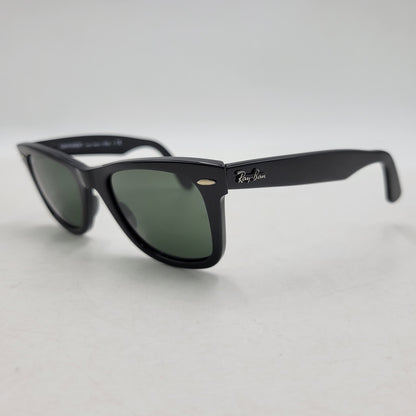 【中古品】【メンズ/レディース】 Ray-Ban レイバン RB2140 ORIGINAL WAYFARER CLASSIC SUNGLASSES オリジナル ウェイファーラー クラシック サングラス 203-260207-cs-01-izu サイズ：50□22 カラー：ブラック×グリーン 万代Net店