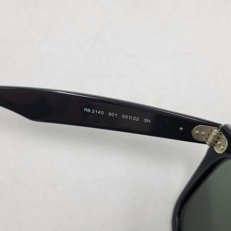【中古品】【メンズ/レディース】 Ray-Ban レイバン RB2140 ORIGINAL WAYFARER CLASSIC SUNGLASSES オリジナル ウェイファーラー クラシック サングラス 203-260207-cs-01-izu サイズ：50□22 カラー：ブラック×グリーン 万代Net店
