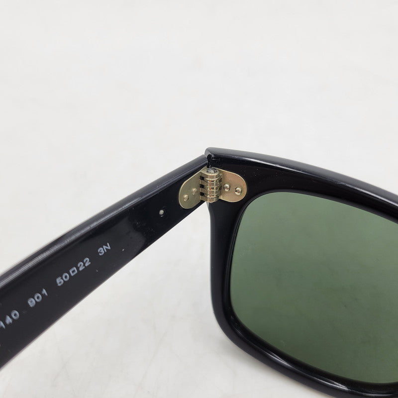 【中古品】【メンズ/レディース】 Ray-Ban レイバン RB2140 ORIGINAL WAYFARER CLASSIC SUNGLASSES オリジナル ウェイファーラー クラシック サングラス 203-260207-cs-01-izu サイズ：50□22 カラー：ブラック×グリーン 万代Net店