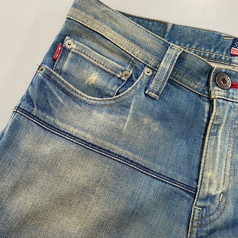 【現状渡し品】【メンズ】 LYRIC リリック G0851FP 208 DENIM PANTS デニムパンツ 158-260204-tt-10-izu サイズ：M カラー：インディゴ 万代Net店