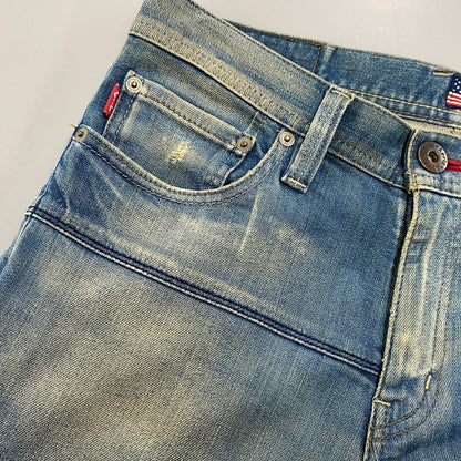 【現状渡し品】【メンズ】 LYRIC リリック G0851FP 208 DENIM PANTS デニムパンツ 158-260204-tt-10-izu サイズ：M カラー：インディゴ 万代Net店