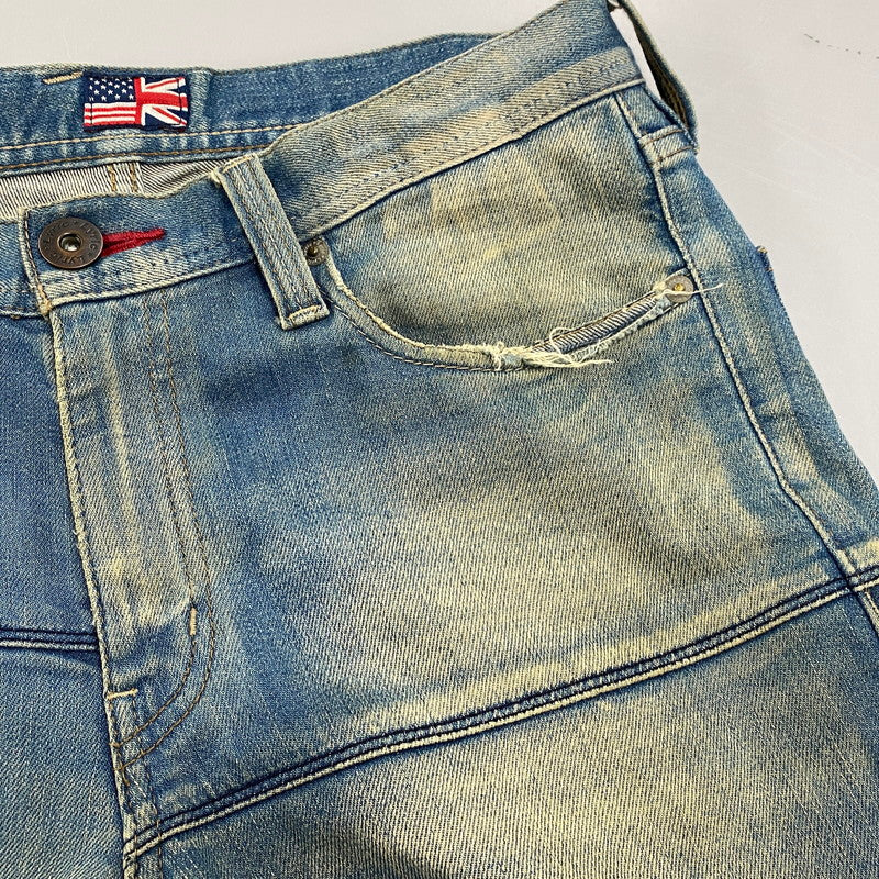 【現状渡し品】【メンズ】 LYRIC リリック G0851FP 208 DENIM PANTS デニムパンツ 158-260204-tt-10-izu サイズ：M カラー：インディゴ 万代Net店