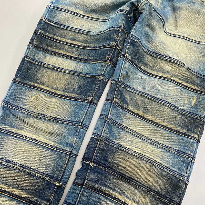 【現状渡し品】【メンズ】 LYRIC リリック G0851FP 208 DENIM PANTS デニムパンツ 158-260204-tt-10-izu サイズ：M カラー：インディゴ 万代Net店