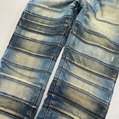【現状渡し品】【メンズ】 LYRIC リリック G0851FP 208 DENIM PANTS デニムパンツ 158-260204-tt-10-izu サイズ：M カラー：インディゴ 万代Net店
