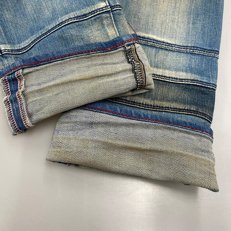 【現状渡し品】【メンズ】 LYRIC リリック G0851FP 208 DENIM PANTS デニムパンツ 158-260204-tt-10-izu サイズ：M カラー：インディゴ 万代Net店