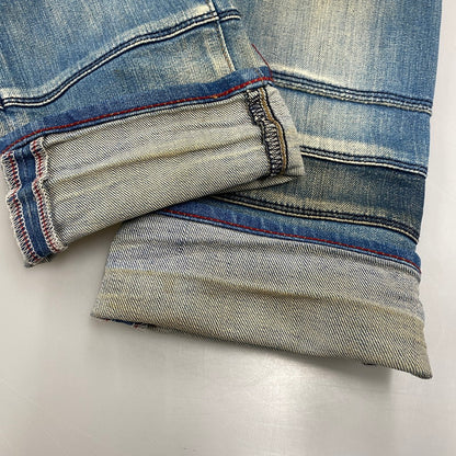 【現状渡し品】【メンズ】 LYRIC リリック G0851FP 208 DENIM PANTS デニムパンツ 158-260204-tt-10-izu サイズ：M カラー：インディゴ 万代Net店