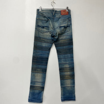 【現状渡し品】【メンズ】 LYRIC リリック G0851FP 208 DENIM PANTS デニムパンツ 158-260204-tt-10-izu サイズ：M カラー：インディゴ 万代Net店
