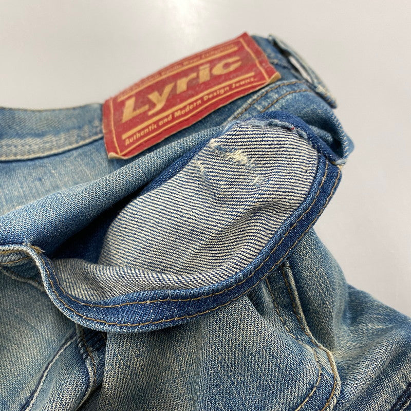 【現状渡し品】【メンズ】 LYRIC リリック G0851FP 208 DENIM PANTS デニムパンツ 158-260204-tt-10-izu サイズ：M カラー：インディゴ 万代Net店