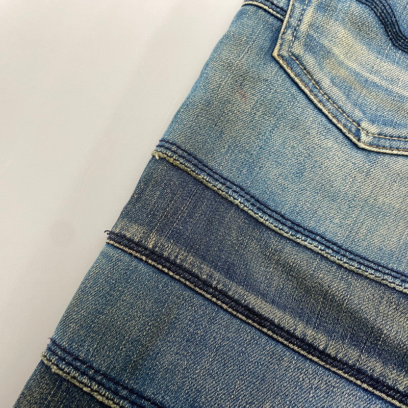 【現状渡し品】【メンズ】 LYRIC リリック G0851FP 208 DENIM PANTS デニムパンツ 158-260204-tt-10-izu サイズ：M カラー：インディゴ 万代Net店